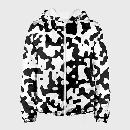 Женская куртка Камуфляж Cowskin средний / 3D-Белый – фото 1