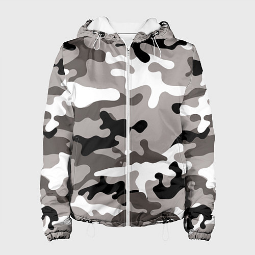 Женская куртка Камуфляж Urban крупный / 3D-Белый – фото 1