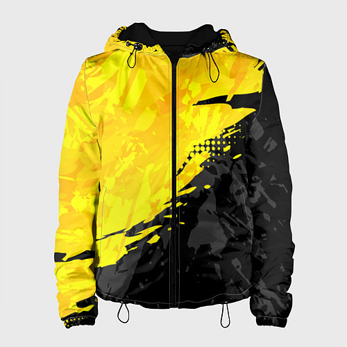 Женская куртка Black and yellow / 3D-Черный – фото 1