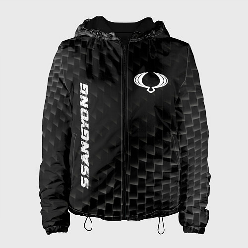 Женская куртка SsangYong карбоновый фон / 3D-Черный – фото 1