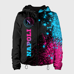 Куртка с капюшоном женская Napoli - neon gradient: по-вертикали, цвет: 3D-черный