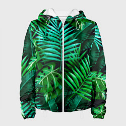 Женская куртка Тропические растения - текстура