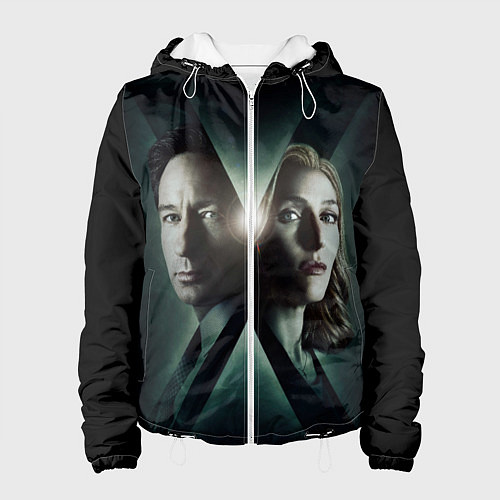 Женская куртка X - Files / 3D-Белый – фото 1