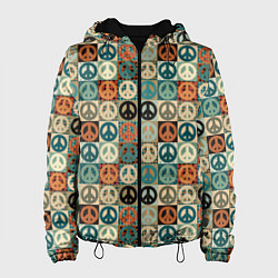 Женская куртка Peace symbol pattern
