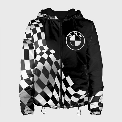 Женская куртка BMW racing flag / 3D-Черный – фото 1