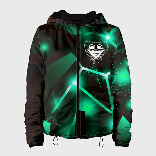 Женская куртка Poppy Playtime разлом плит / 3D-Черный – фото 1