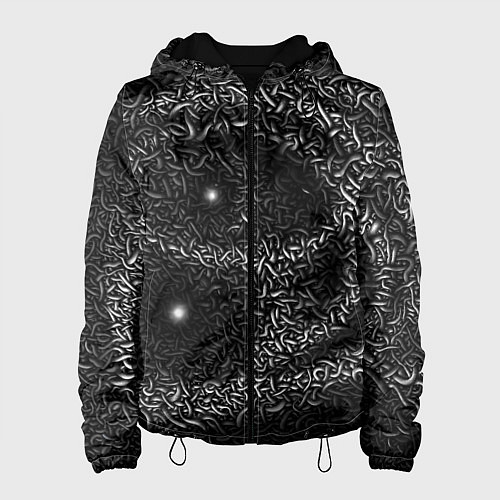 Женская куртка Переплетающиеся черви / 3D-Черный – фото 1