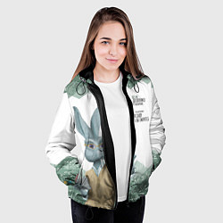 Куртка с капюшоном женская Препод в институте, цвет: 3D-черный — фото 2