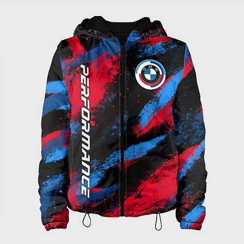 Женская куртка Бмв - цвета м серии / 3D-Черный – фото 1