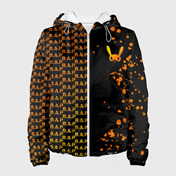 Куртка с капюшоном женская B A P half pattern, цвет: 3D-белый