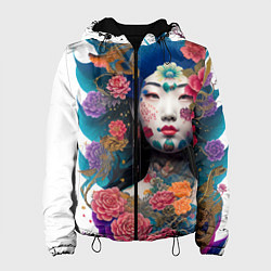 Женская куртка Japan style - tattoo - art