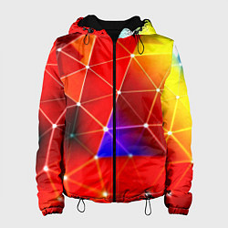 Женская куртка Digital triangle abstract