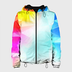 Женская куртка Gradient colors geometry