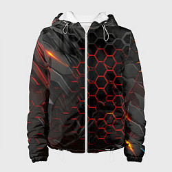 Женская куртка Объемные плитки