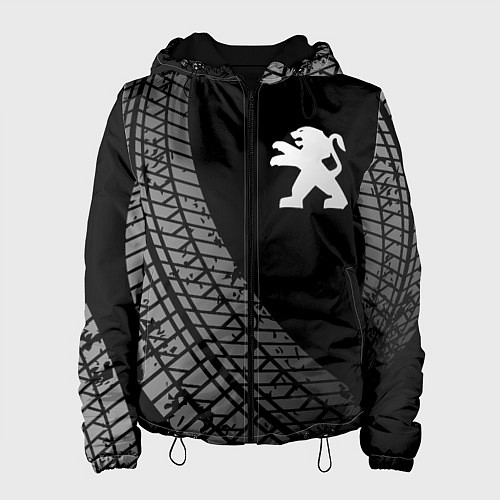 Женская куртка Peugeot tire tracks / 3D-Черный – фото 1