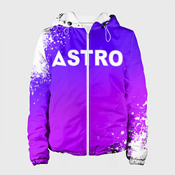 Куртка с капюшоном женская Астро логотип, цвет: 3D-белый