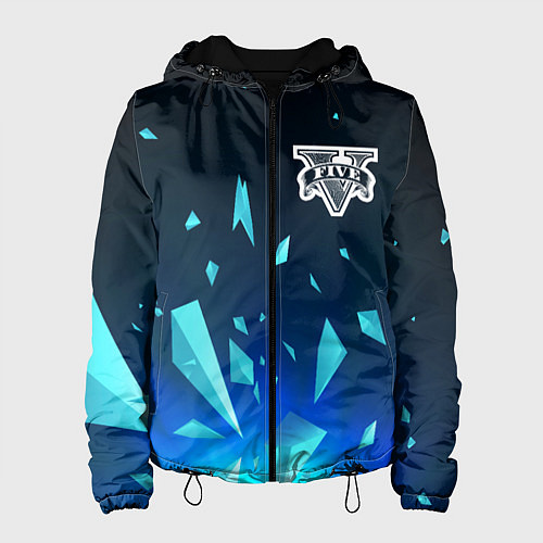 Женская куртка GTA взрыв частиц / 3D-Черный – фото 1