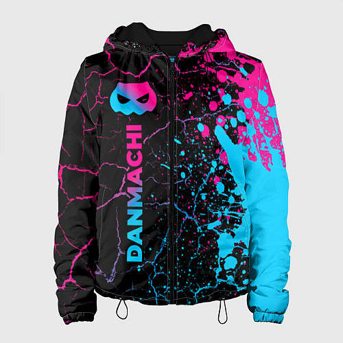 Женская куртка DanMachi - neon gradient: по-вертикали / 3D-Черный – фото 1