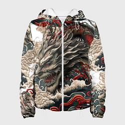 Женская куртка Тату дракона в стиле Ирезуми
