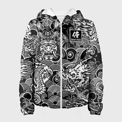 Женская куртка Татуировки самурая