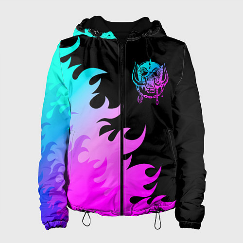 Женская куртка Motorhead неоновый огонь / 3D-Черный – фото 1