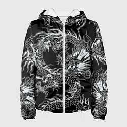 Женская куртка Татуировка японского дракона