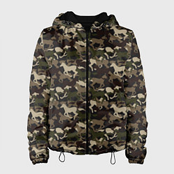 Женская куртка Лошади - камуфляж