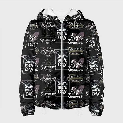 Женская куртка Hello summer time / 3D-Белый – фото 1