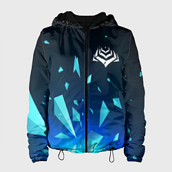 Куртка с капюшоном женская Warframe взрыв частиц, цвет: 3D-черный