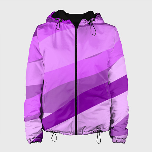 Женская куртка Сиреневый вечер / 3D-Черный – фото 1