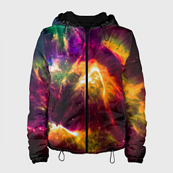 Женская куртка Небула в космосе разноцветная - нейронная сеть