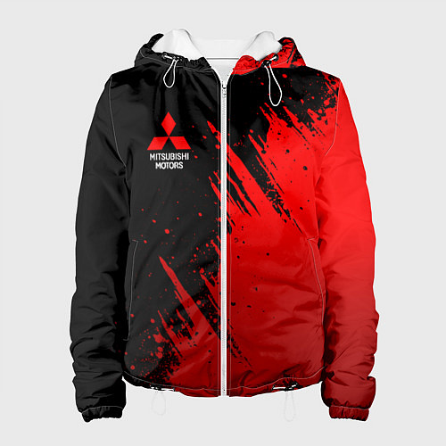 Женская куртка Mitsubishi red - red sport / 3D-Белый – фото 1