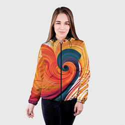 Куртка с капюшоном женская Вихрь цвета, цвет: 3D-черный — фото 2