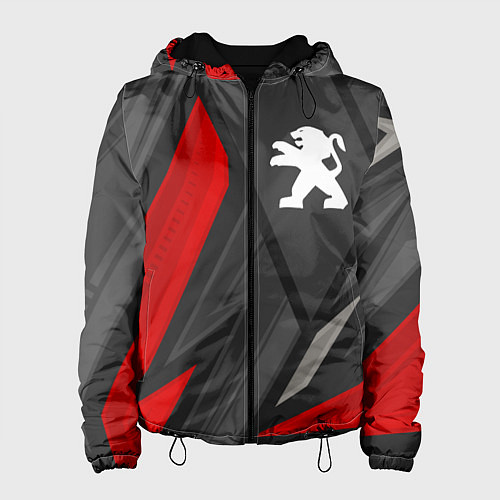 Женская куртка Peugeot sports racing / 3D-Черный – фото 1