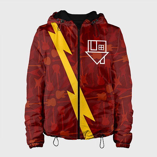 Женская куртка The Neighbourhood гитары и молния / 3D-Черный – фото 1