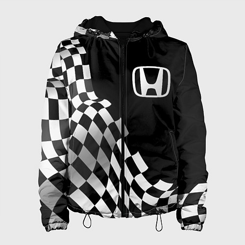 Женская куртка Honda racing flag / 3D-Черный – фото 1