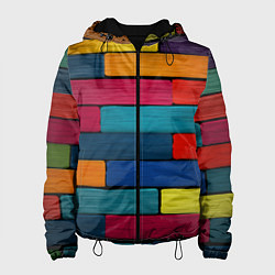 Женская куртка Цветные кирпичики