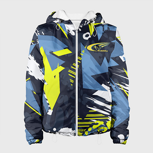 Женская куртка Subaru sign / 3D-Белый – фото 1