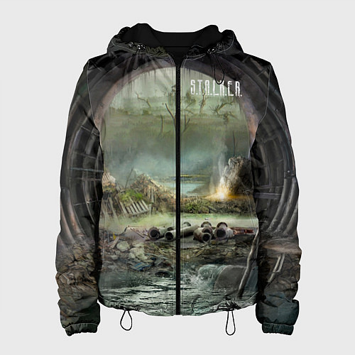 Женская куртка Stalker выход из коллектор / 3D-Черный – фото 1