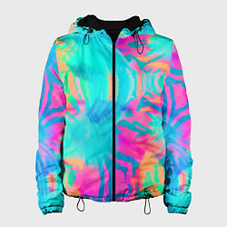 Женская куртка Кислотный тай-дай: паттерн