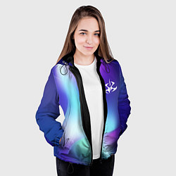 Куртка с капюшоном женская Hitman northern cold, цвет: 3D-черный — фото 2