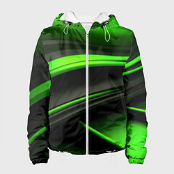 Женская куртка Black green textureпоп