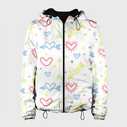 Женская куртка Color hearts