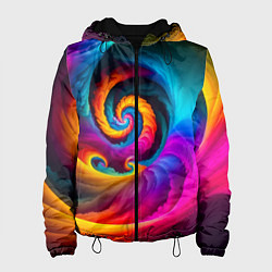 Женская куртка Радужная воронка