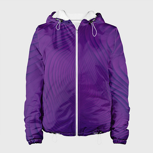 Женская куртка Фантазия в фиолетовом / 3D-Белый – фото 1