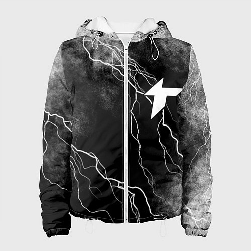 Женская куртка Thunder awaken молнии / 3D-Белый – фото 1