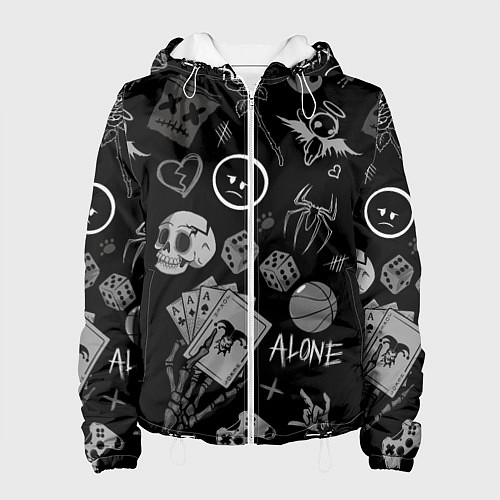 Женская куртка Sad art / 3D-Белый – фото 1