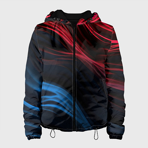 Женская куртка Blue red black / 3D-Черный – фото 1