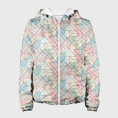 Женская куртка Ornament / 3D-Белый – фото 1