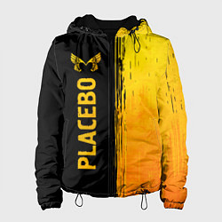 Куртка с капюшоном женская Placebo - gold gradient: по-вертикали, цвет: 3D-черный